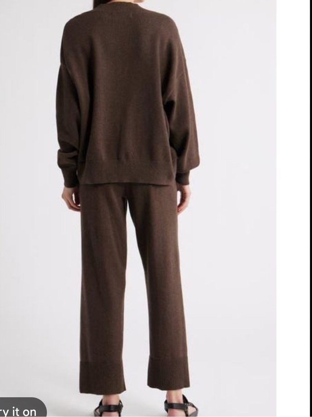 Free People Chocolate Brown Set